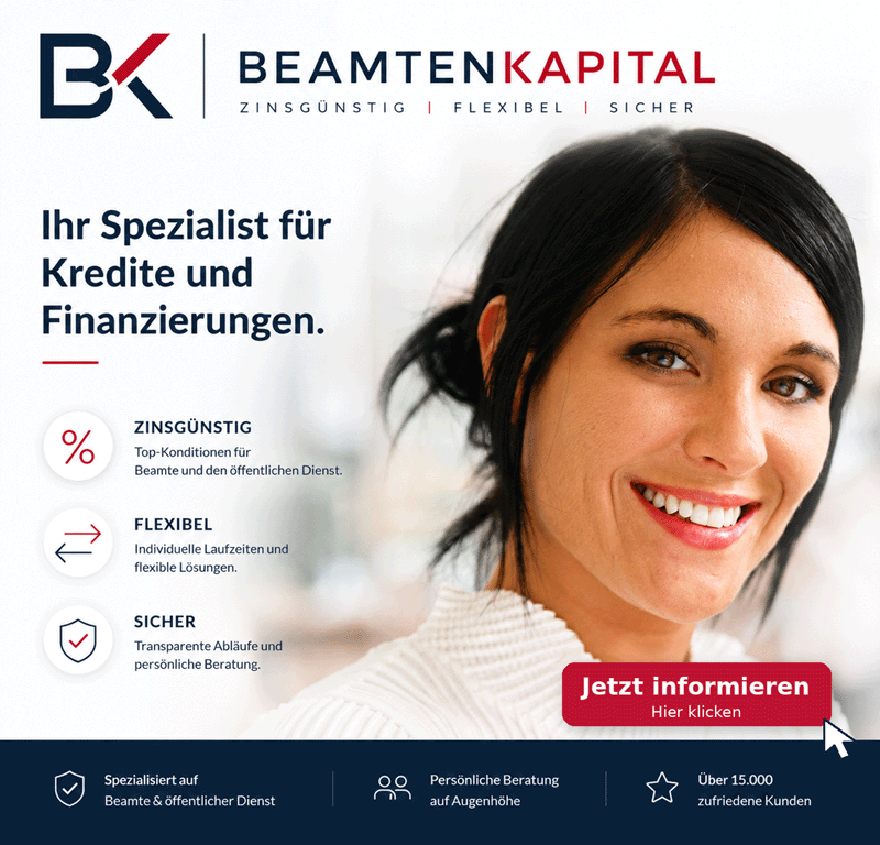 BeamtenKapital – Kredite und Finanzierungen für Beamte und Angestellte