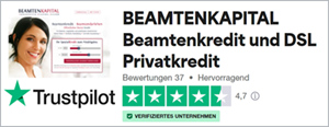 Trustpilot Bewertungen und Erfahrungsberichte von BEAMTENKAPITAL Beamtenkredit
